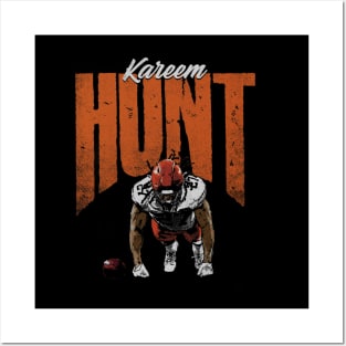 Kareem Hunt Cleveland Push Up Posters and Art